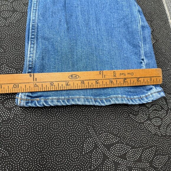 Old Navy Maternity Soze 10 Blue Flare Jeans Low Front Panel Denim Stretch - Picture 11 of 11